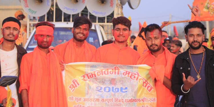 रामनवमी अवसरमा सिरहामा श्रीनारायणी सेनाको प्रर्दशन(फोटोफिचर)