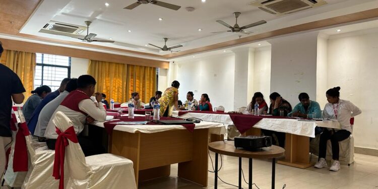 श्रमिक युवालाई क्षमता अभिवृद्धि तालिम