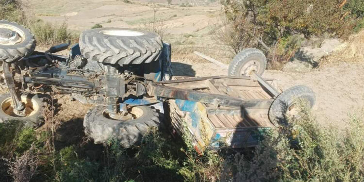 ट्याक्टर दुर्घटना हुँदा १ जनाको मृत्यु