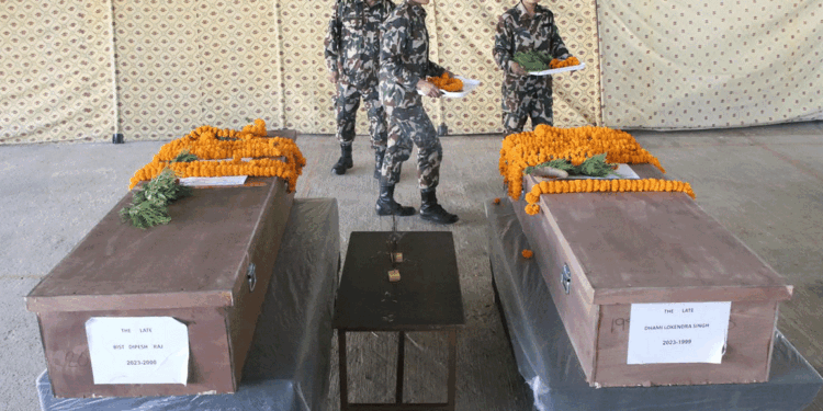 हमासको आक्रमणमा परी ज्यान गुमाएका तीन नेपाली विद्यार्थीको शव काठमाडौं ल्याइयो