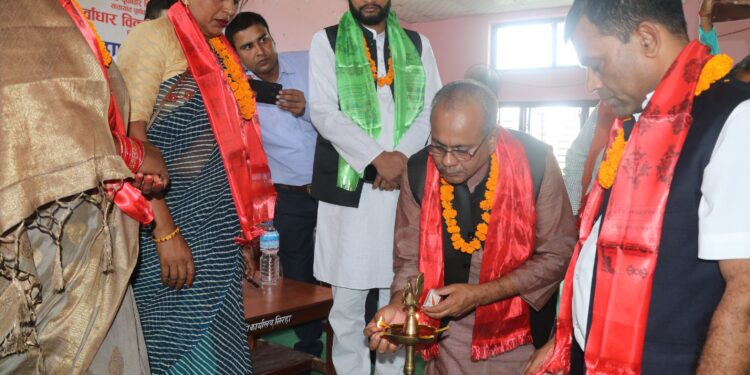 सिरहामा पूर्वाधार विकास कार्यालयको उद्घाटन