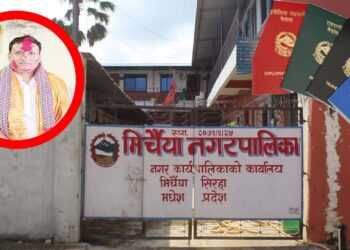 मिर्चैया नगरपालिकाले पालिकाबाटै राहदानी\पासपोर्ट उपलब्ध गराउने