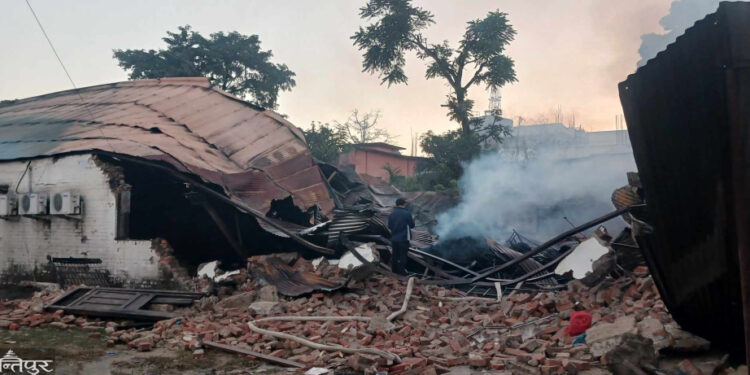 धनगढीस्थित सारथि अस्पतालमा आगलागी