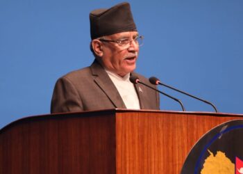 प्रधानमन्त्री प्रचण्ड महोत्तरीमा