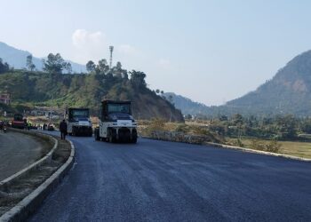 ग्लिन–पोखरा सडक विस्तार : पूर्वी खण्डमा ९ किमी कालोपत्र