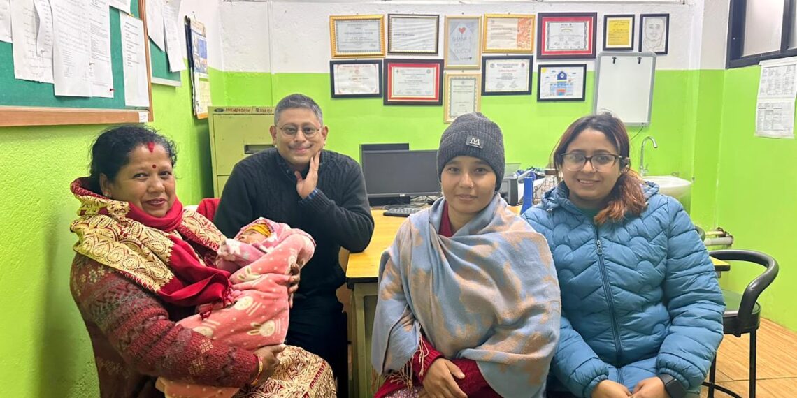 केएमसीमा ४२ दिने शिशुको दुर्लभ शल्यक्रिया