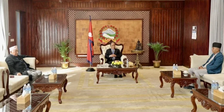 शीर्ष नेताहरूबिच बालुवाटारमा छलफल