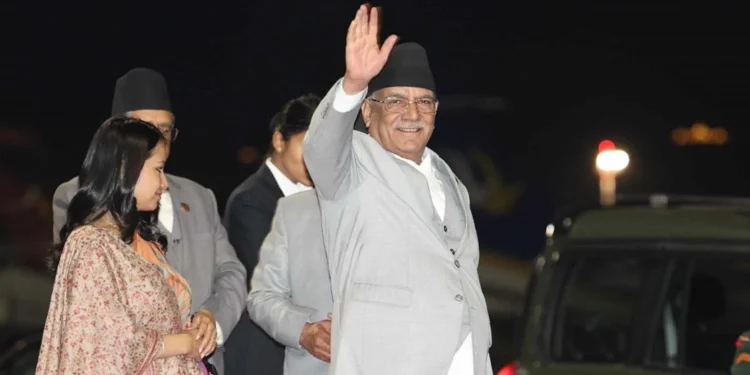 प्रधानमन्त्री प्रचण्ड आज स्वदेश फर्कने