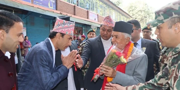 राष्ट्रपति पौडेल बागलुङमा