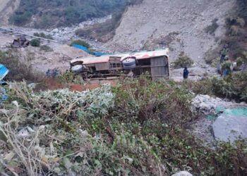 दार्चुलामा बस दुर्घटना, १५ जना घाइते