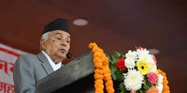 शिक्षा र खेलकुद एक सिक्काका दुई पाटा : राष्ट्रपति