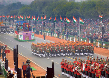 सैन्य शक्ति र विविध संस्कृतिको शानदार प्रदर्शनसहित भारतीय गणतन्त्र दिवस मनाइयो