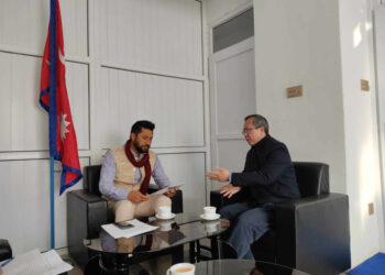 रास्वपा सभापति र चिनियाँ राजदूतबीच भेट