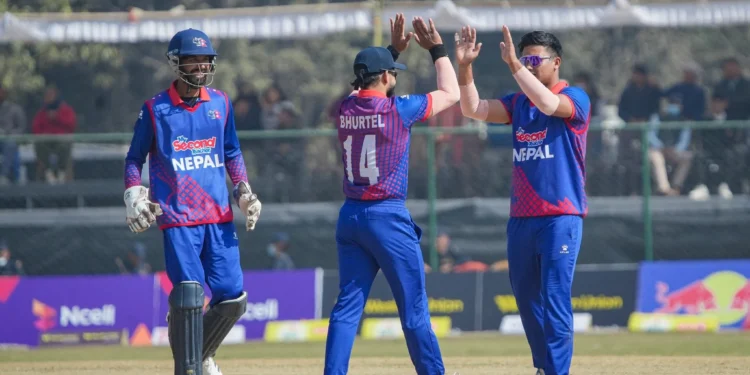 नेपालविरुद्धको तेस्रो खेलमा क्यानडाको ३५ ओभरमा ४ विकेट गुमाएर १२८ रन