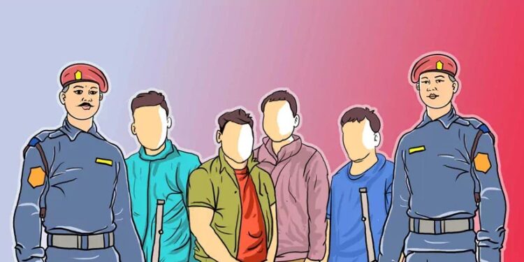 अवैध लागु औषधसहित १४ जना पक्राउ