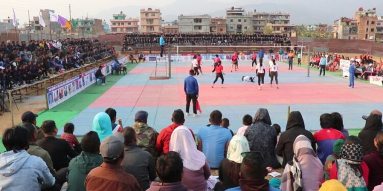 राष्ट्रिय महिला भलिबलमा आज चार खेल हुँदै