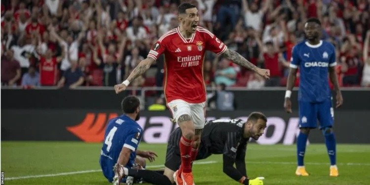 युरोपा लिग फुटबल : मार्सेलीमाथि बेनफिकाको प्रतिस्पर्धात्मक जित