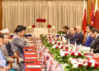 नेपाल र कतारबिच दुईपक्षीय वार्ता