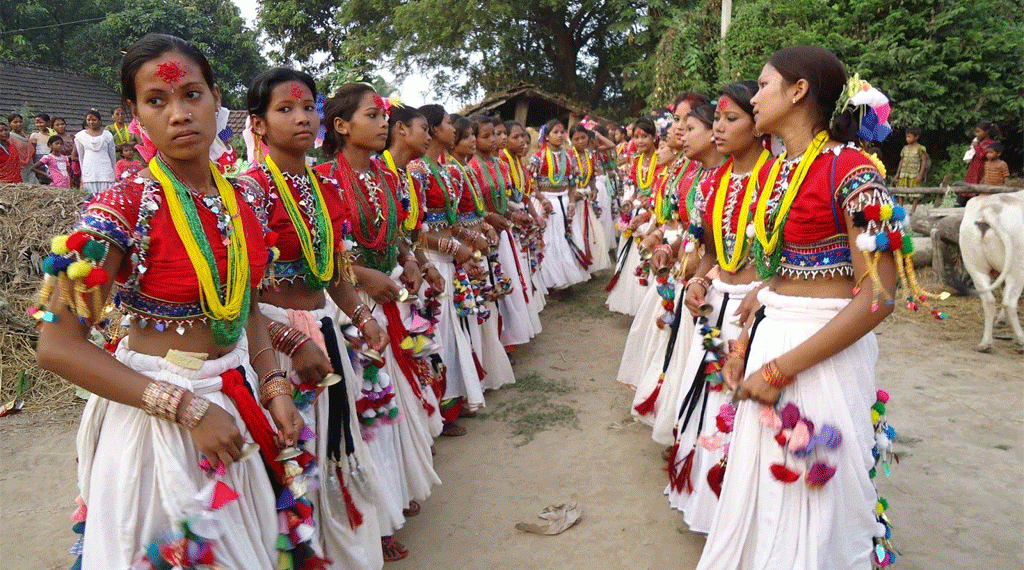 थारु समुदायमा घोर्वा पूजा